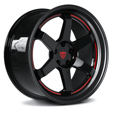 CUSTOM FORGED 2-PIECE 6 SPOKE WHEELS: RV-DF37
